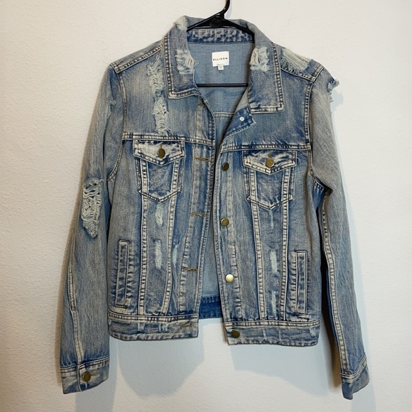 Ellison Distressed Jean Jacket - Picture 2 of 9